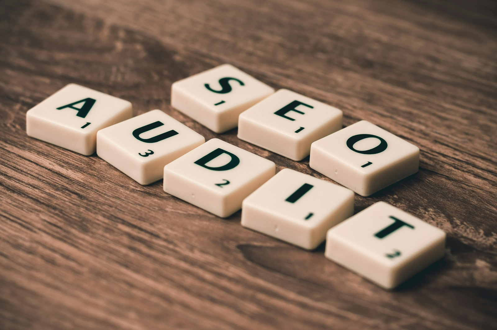 SEO audit written with dice